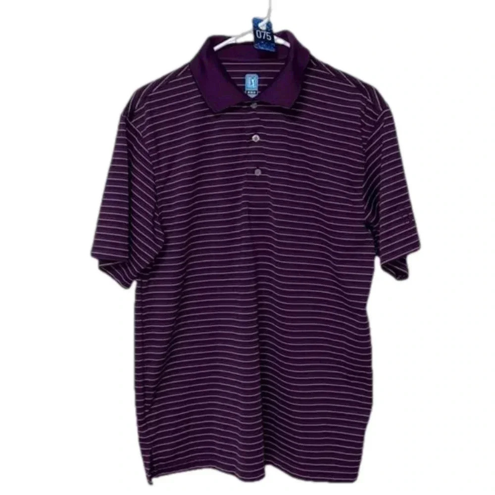 Mens PGA Tour Airflux medium polo shirt 
Official‎ licensed apparel golf shirt